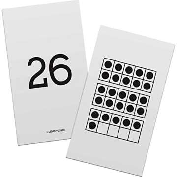Didax Educational Resources 1-50 Ten-Frame Cards – Ideal for K-2 Learning!