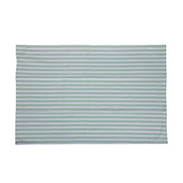 DG Collections Kitchen Dish Towels, 100% Natural Cotton Kitchen Towels (Size 18 x 28 Inches) for Kitchen Décor, Super Absorbent, Set of 12 - Mint Stripe