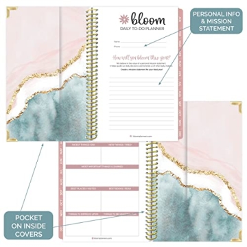 Bloom Daily Planners Undated To Do List Notebook