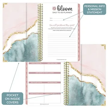 Bloom Daily Planners Undated To Do List Notebook