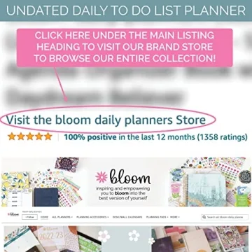 Bloom Daily Planners Undated To Do List Notebook