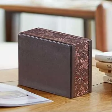 Elegant Multi-Functional Tissue Box Cover with Remote Holder