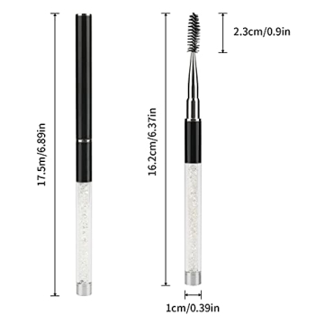 G2PLUS 3PCS Eyelash Brushes Set for Brows and Lashes
