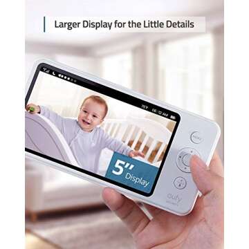 Eufy SpaceView Pro Baby Monitor with 5" Screen and Night Vision