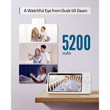 Eufy SpaceView Pro Baby Monitor with 5" Screen and Night Vision