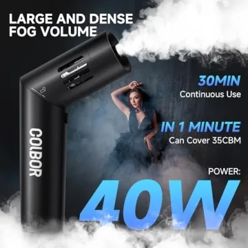 COLBOR 40W Fog Machine with Remote Control for Events