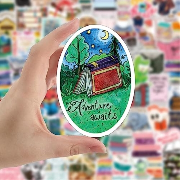 100 Unique Bookish Stickers - Perfect for All Readers