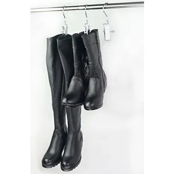 Stainless Steel Laundry Clips with Swivel Hooks - Pack of 10