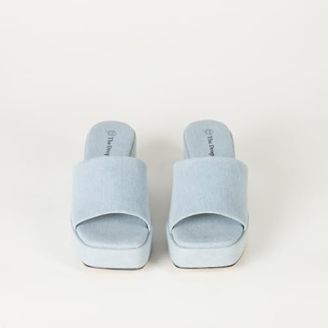 The Drop Women's Bertina Platform Slide, Chic Summer Sandals