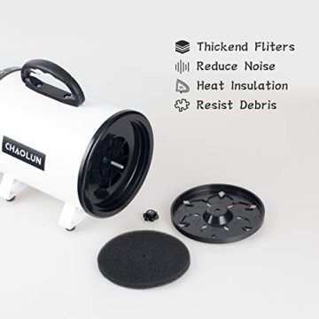 CHAOLUN Dog Grooming Dryer - Adjustable Speed and Heat