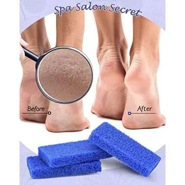 Maryton Foot Scrubber Pumice Pads for Easy Foot Care