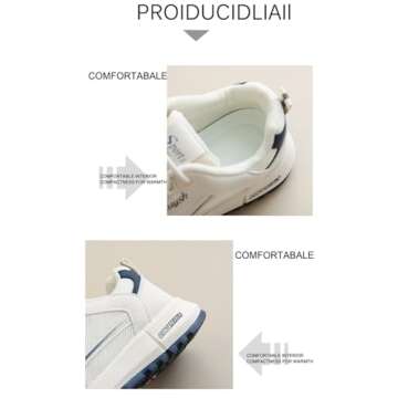 Fashionable Women's Breathable Lace-Up Sneakers