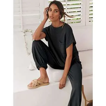 Stylish Comfort: ANRABESS Women's 2 Piece Outfit