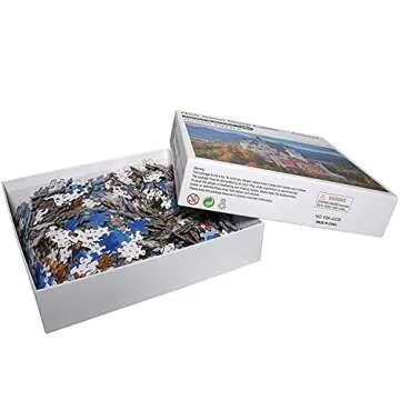 junyou Wooden Jigsaw Puzzles 500 Pieces for Adults for Kids Hearts of Love Valentine's Day Educational Game Toys, Family Decoration Puzzle