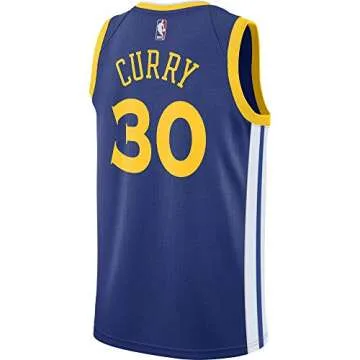 NIKE Stephen Curry Golden State Warriors Icon Edition Swingman Jersey - Blue (XL)