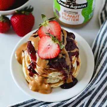 Once Again Organic Creamy Peanut Butter, 16oz - No Stir - Lightly Sweetened & Salted - USDA Organic, Gluten Free Certified, Vegan, Kosher - Glass Jar