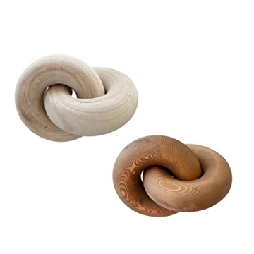 Brown and Natural Wood Knots Home Decor Accents - Organic Elegance