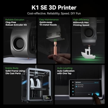 Creality K1 SE 3D Printer - High Speed & Features