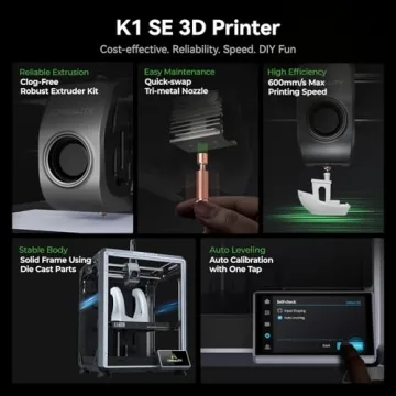 Creality K1 SE 3D Printer - High Speed & Features