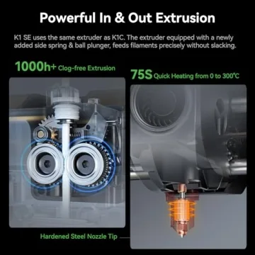 Creality K1 SE 3D Printer - High Speed & Features