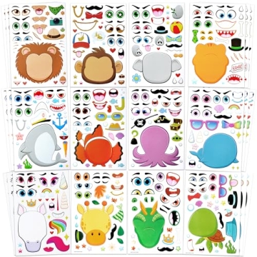 JOYIN Creative Animal Theme Stickers for Kids Crafts