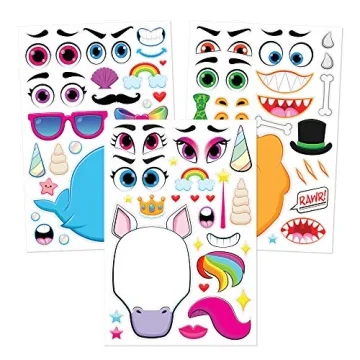 JOYIN Creative Animal Theme Stickers for Kids Crafts