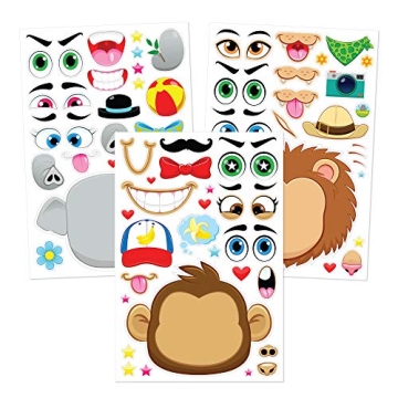 JOYIN Creative Animal Theme Stickers for Kids Crafts