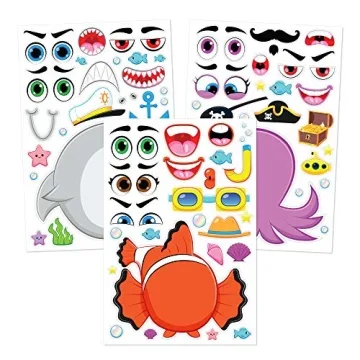 JOYIN Creative Animal Theme Stickers for Kids Crafts
