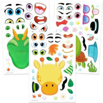 JOYIN Creative Animal Theme Stickers for Kids Crafts