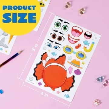 JOYIN Creative Animal Theme Stickers for Kids Crafts