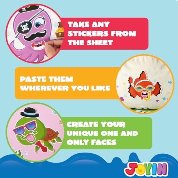JOYIN Creative Animal Theme Stickers for Kids Crafts