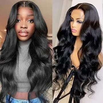 UNICE Body Wave Wigs 100% Human Hair for Women 16 inch