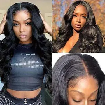 UNICE Body Wave Wigs 100% Human Hair for Women 16 inch