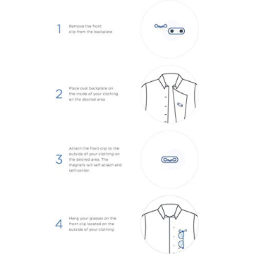 Readerest Eyeglass Holder - Stylish Magnetic Accessory