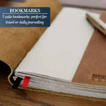 ThoughtSpace Leather Journal - Handcrafted & Elegant