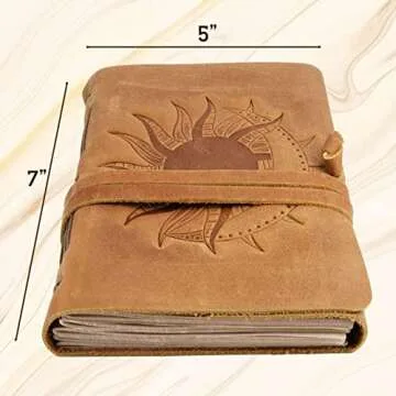 ThoughtSpace Leather Journal - Handcrafted & Elegant