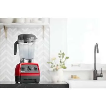 Vitamix Explorian Blender, Professional-Grade, 64 oz. Low-Profile Container, Red (Renewed Premium)