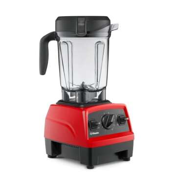 Vitamix Explorian Blender, Professional-Grade, 64 oz. Low-Profile Container, Red (Renewed Premium)