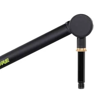 Shure by Gator Deluxe Articulating Desktop Podcasting Mic Boom Arm with Cable Management Channel; (SH-BROADCAST1)