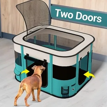 Comfortable Portable Pet Playpen for Indoor & Outdoor Use