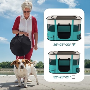 Comfortable Portable Pet Playpen for Indoor & Outdoor Use
