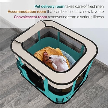 Comfortable Portable Pet Playpen for Indoor & Outdoor Use