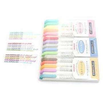 Zebra Mildliner – Zestaw Markerów tekstowych w 25 Colorach (Italy Zestawami WKT7-N-5C & WKT7-5C-HC)