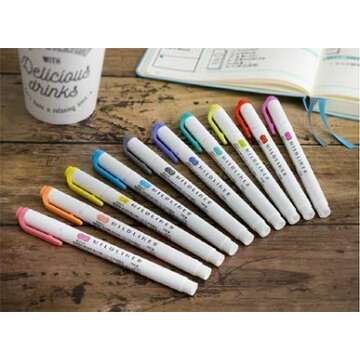 Zebra Mildliner – Zestaw Markerów tekstowych w 25 Colorach (Italy Zestawami WKT7-N-5C & WKT7-5C-HC)