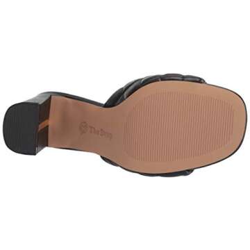 The Drop Pattie High Block Heeled Mule Sandals for Women