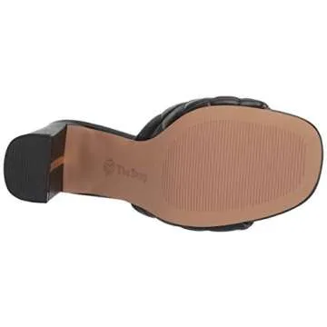 The Drop Pattie High Block Heeled Mule Sandals for Women