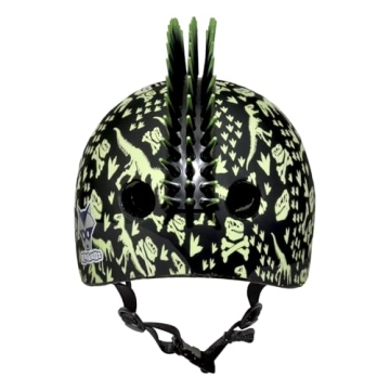 Raskullz T-Rex Bonez Mohawk Helmet for Kids 3+