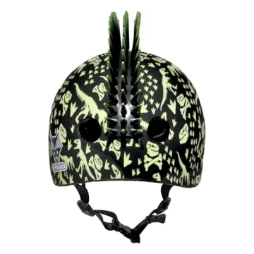 Raskullz T-Rex Bonez Mohawk Helmet for Kids 3+
