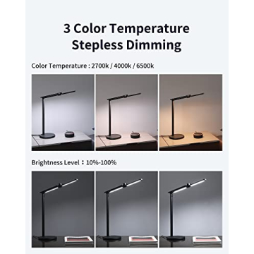 EZVALO Smart Desk Lamp - Voice Control & Eye-Care Technology