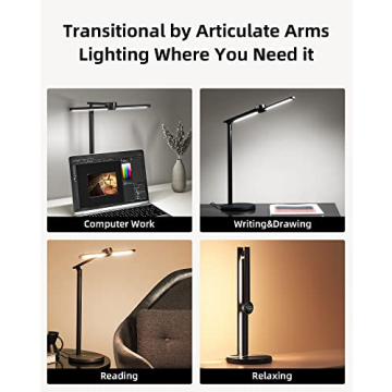 EZVALO Smart Desk Lamp - Voice Control & Eye-Care Technology